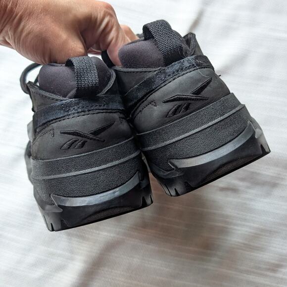 Reebok Club C Cardi B v2 Black Leather/Suede Sneakers, size 7.5 - Picture 3 of 6